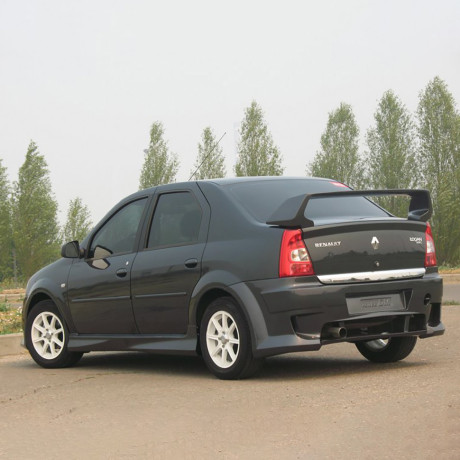 Накладки на пороги "Power DM" для Renault Logan (фаза 2) купить недорого с доставкой в Сарапул