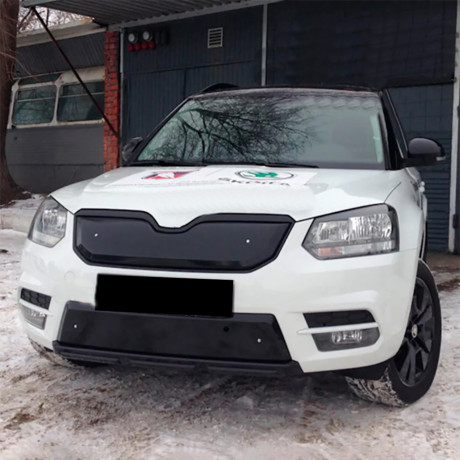 Зимний экран верхний, (текстурный пластик) для Skoda Yeti City (2013-2018) купить недорого с доставкой в Сарапул