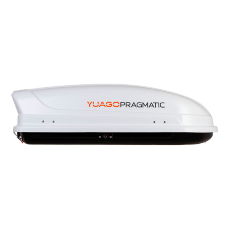 Автобокс YUAGO Pragmatic (тиснение) (EuroLock), белый, 410 л купить недорого с доставкой в Сарапул