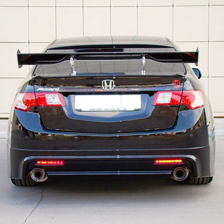 Накладка (юбка) заднего бампера "Mugen Style" для Honda Accord VIII (2008-2013) купить недорого с доставкой в Сарапул