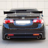 Накладка (юбка) заднего бампера "Mugen Style" для Honda Accord VIII (2008-2013) купить недорого с доставкой в Сарапул
