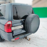 Колпак запасного колеса (Абс шагрень, закрытый) для Mitsubishi Pajero 3 купить недорого с доставкой в Сарапул