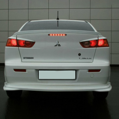 Накладки задних фонарей "GT" для Mitsubishi Lancer X купить недорого с доставкой в Сарапул