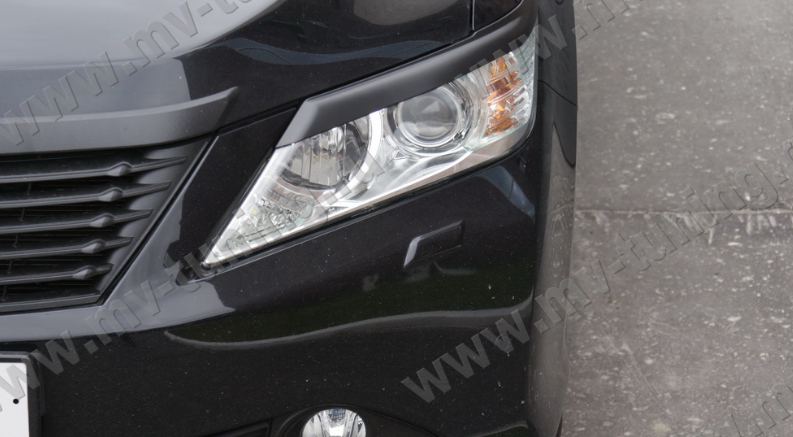 Накладки на фары (реснички) для Toyota Camry XV50 (2012-2014) купить недорого с доставкой в Сарапул