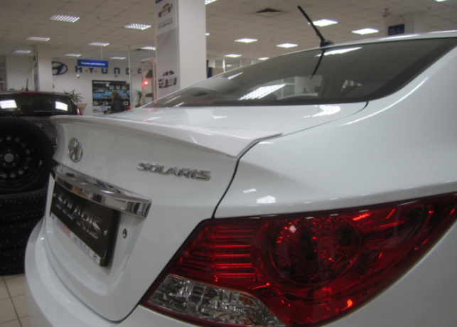 Лип-спойлер для Hyundai Solaris (2010-2016) купить недорого с доставкой в Сарапул