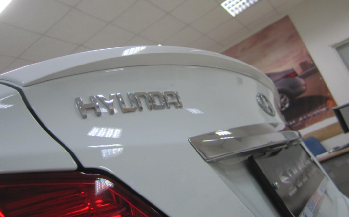 Лип-спойлер для Hyundai Solaris (2010-2016) купить недорого с доставкой в Сарапул