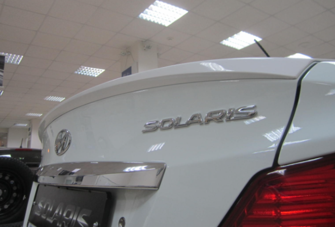 Лип-спойлер для Hyundai Solaris (2010-2016) купить недорого с доставкой в Сарапул
