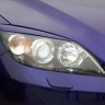 Накладки на фары (реснички) короткие var №1 для Mazda 3 Hatchback (2004-2009) купить недорого с доставкой в Сарапул