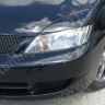 Накладки на фары (реснички) широкие var №2 для Mitsubishi Lancer IX (2004-2007) купить недорого с доставкой в Сарапул