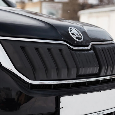 Зимний экран верхний, (текстурный пластик) для Skoda Kodiaq (2016-2021) купить недорого с доставкой в Сарапул