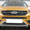 Защита радиатора "Standart" Chery Tiggo 7 (2016-2020) верх, чёрная купить недорого с доставкой в Сарапул